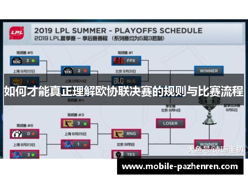 如何才能真正理解欧协联决赛的规则与比赛流程